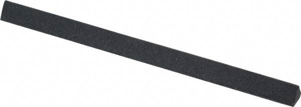 Grier Abrasives - Three Square, Silicone Carbide, Finishing Stick - 4" Long x 1/4" Width, 3/32" Diam x 1-1/2" Long Shank, Fine Grade - All Tool & Supply