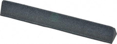 Grier Abrasives - Three Square, Silicone Carbide, Finishing Stick - 4" Long x 1/2" Width, 3/32" Diam x 1-1/2" Long Shank, Medium Grade - All Tool & Supply