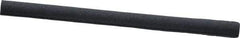 Grier Abrasives - Round, Silicone Carbide, Finishing Stick - 4" Long x 1/4" Width, 3/32" Diam x 1-1/2" Long Shank, Fine Grade - All Tool & Supply