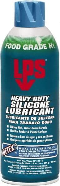 LPS - 16 oz Aerosol Silicone Spray Lubricant - Food Grade - All Tool & Supply