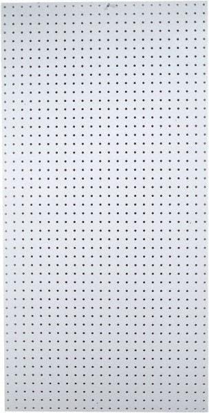 Triton - 48" Wide x 96" High Peg Board Storage Board - 1 Panel, Polypropylene, White - All Tool & Supply