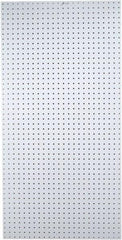 Triton - 48" Wide x 96" High Peg Board Storage Board - 1 Panel, Polypropylene, White - All Tool & Supply