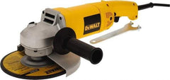 DeWALT - 7" Wheel Diam, 8,000 RPM, Corded Angle & Disc Grinder - 5/8-11 Spindle, 120 Volts, 13 Amps - All Tool & Supply