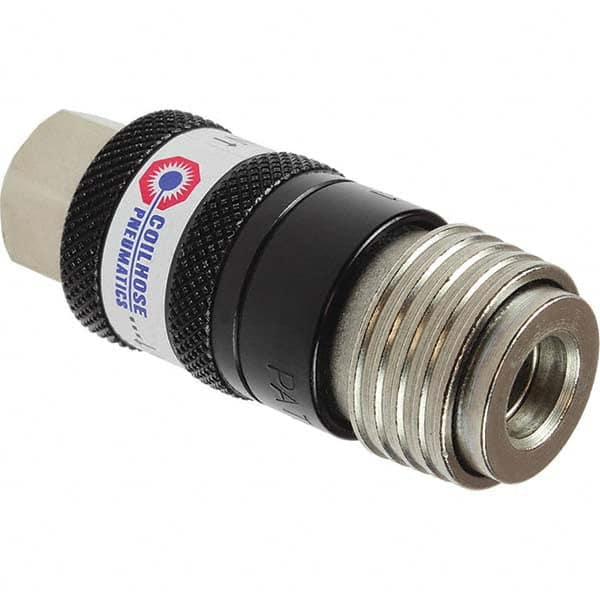 Coilhose Pneumatics - Pneumatic Hose Fittings & Couplings Type: Safety Coupler Thread Size: 3/8 - All Tool & Supply