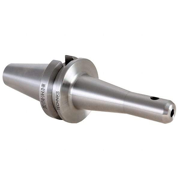 Techniks - BT40 Taper Shank 3/16" Hole End Mill Holder/Adapter - 3/4" Nose Diam, 4.72" Projection - Exact Industrial Supply