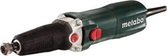 Metabo - 1/4 Inch Collet, 10,000 to 30,500 RPM, lnline, Electric Die Grinder - 6.4 Amp - All Tool & Supply