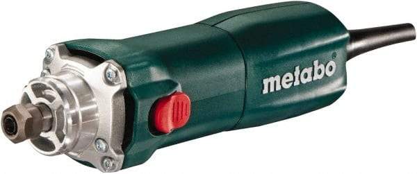 Metabo - 1/4 Inch Collet, 13,000 to 34,000 RPM, lnline, Electric Die Grinder - 6.4 Amp - All Tool & Supply