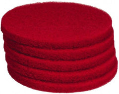 PRO-SOURCE - Polishing Pad - 13" Machine, Red Pad, Polyester - All Tool & Supply