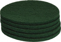 PRO-SOURCE - Stripping Pad - 19" Machine, Green Pad, Polyester - All Tool & Supply