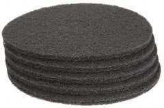 PRO-SOURCE - Stripping Pad - 19" Machine, Black Pad, Polyester - All Tool & Supply