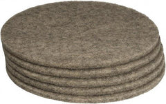 PRO-SOURCE - Polishing Pad - 27" Machine, Black Pad, Polyester - All Tool & Supply