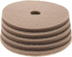 PRO-SOURCE - Polishing Pad - 20" Machine, Tan Pad, Polyester - All Tool & Supply