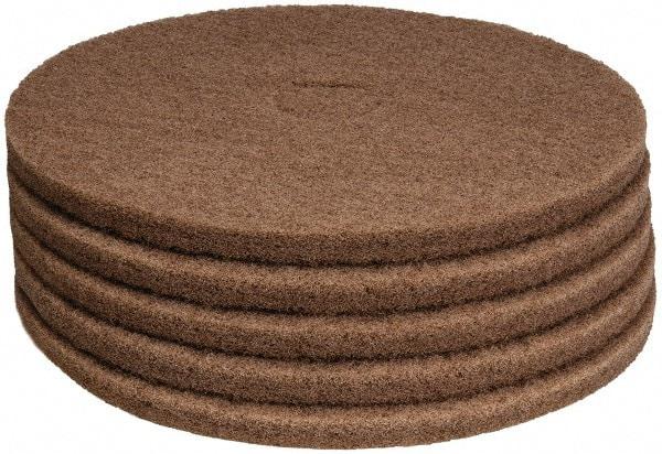 PRO-SOURCE - Polishing Pad - 19" Machine, Tan Pad, Polyester - All Tool & Supply