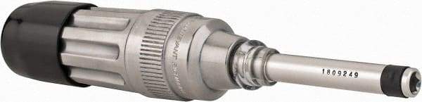 Sturtevant Richmont - 1 Piece, 0.8 to 4 N/m, Adjustable Torque Limiting Screwdriver - 7-3/4" OAL, 1/4" Drive, 2 In/Lb Graduation - All Tool & Supply