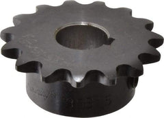 Browning - 15 Teeth, 3/8" Chain Pitch, Chain Size 35, Finished Bore Sprocket - 5/8" Bore Diam, 1.804" Pitch Diam, 1.99" Outside Diam - All Tool & Supply