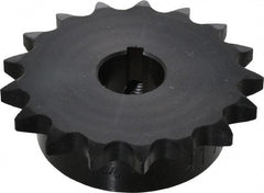 Browning - 17 Teeth, 1/2" Chain Pitch, Chain Size 40, Finished Bore Sprocket - 3/4" Bore Diam, 2.721" Pitch Diam, 2.96" Outside Diam - All Tool & Supply