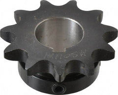 Browning - 11 Teeth, 5/8" Chain Pitch, Chain Size 50, Finished Bore Sprocket - 1" Bore Diam, 2-7/32" Pitch Diam, 2-1/2" Outside Diam - All Tool & Supply