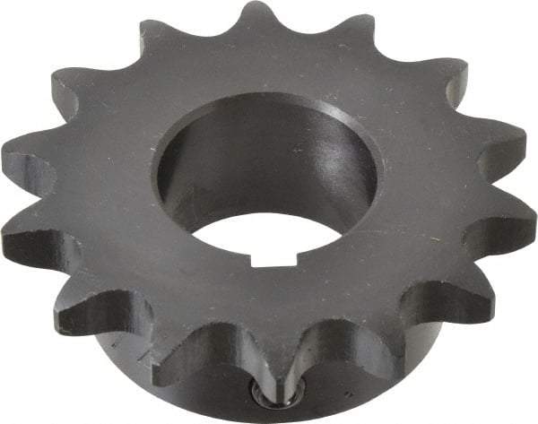 Browning - 14 Teeth, 5/8" Chain Pitch, Chain Size 50, Finished Bore Sprocket - 1-1/4" Bore Diam, 2.809" Pitch Diam, 3.11" Outside Diam - All Tool & Supply