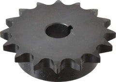 Browning - 16 Teeth, 5/8" Chain Pitch, Chain Size 50, Finished Bore Sprocket - 3/4" Bore Diam, 3.204" Pitch Diam, 3.52" Outside Diam - All Tool & Supply