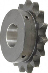 Browning - 15 Teeth, 3/4" Chain Pitch, Chain Size 60, Finished Bore Sprocket - 1-1/4" Bore Diam, 3.607" Pitch Diam, 3.98" Outside Diam - All Tool & Supply