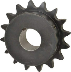 Browning - 16 Teeth, 3/4" Chain Pitch, Chain Size 60, Finished Bore Sprocket - 1-1/4" Bore Diam, 3-27/32" Pitch Diam, 4.22" Outside Diam - All Tool & Supply