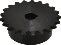 Browning - 21 Teeth, 3/8" Chain Pitch, Chain Size 35, Finished Bore Sprocket - 1/2" Bore Diam, 2.516" Pitch Diam, 2.7" Outside Diam - All Tool & Supply