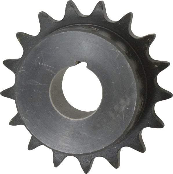 Browning - 17 Teeth, 1/2" Chain Pitch, Chain Size 40, Finished Bore Sprocket - 7/8" Bore Diam, 2.721" Pitch Diam, 2.96" Outside Diam - All Tool & Supply