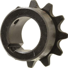 Browning - 11 Teeth, 3/8" Chain Pitch, Chain Size 35, Finished Bore Sprocket - 3/4" Bore Diam, 1.331" Pitch Diam, 1-1/2" Outside Diam - All Tool & Supply