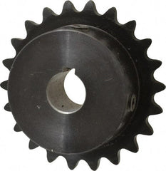 Browning - 22 Teeth, 3/8" Chain Pitch, Chain Size 35, Finished Bore Sprocket - 5/8" Bore Diam, 2.635" Pitch Diam, 2.83" Outside Diam - All Tool & Supply