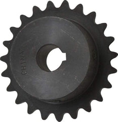 Browning - 23 Teeth, 3/8" Chain Pitch, Chain Size 35, Finished Bore Sprocket - 5/8" Bore Diam, 2.754" Pitch Diam, 2.95" Outside Diam - All Tool & Supply