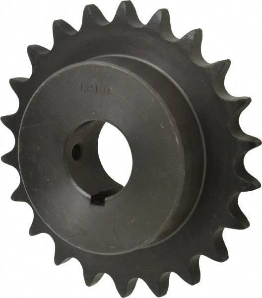 Browning - 22 Teeth, 5/8" Chain Pitch, Chain Size 50, Finished Bore Sprocket - 1-3/16" Bore Diam, 4.392" Pitch Diam, 4.72" Outside Diam - All Tool & Supply