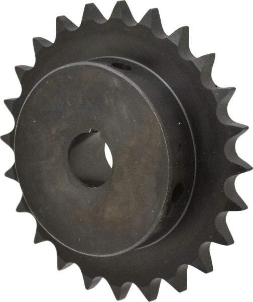 Browning - 24 Teeth, 5/8" Chain Pitch, Chain Size 50, Finished Bore Sprocket - 7/8" Bore Diam, 4.788" Pitch Diam, 5.12" Outside Diam - All Tool & Supply