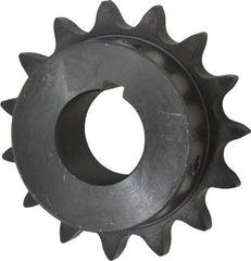 Browning - 15 Teeth, 3/4" Chain Pitch, Chain Size 60, Finished Bore Sprocket - 1-3/8" Bore Diam, 3.607" Pitch Diam, 3.98" Outside Diam - All Tool & Supply