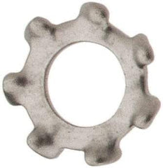 Value Collection - #2 Screw, 0.123" ID, Stainless Steel External Tooth Lock Washer - 0.26" OD, Grade 410 - All Tool & Supply