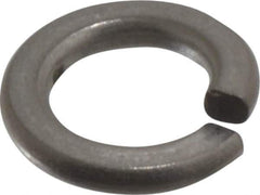 Value Collection - #10, 0.047" Thick Split Lock Washer - 316 Stainless Steel, Uncoated, 0.193" Min ID, 0.2" Max ID - All Tool & Supply