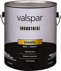 Valspar - 1 Gal Black Gloss Finish Enamel Paint - Interior/Exterior, 400 gL VOC Compliance - All Tool & Supply