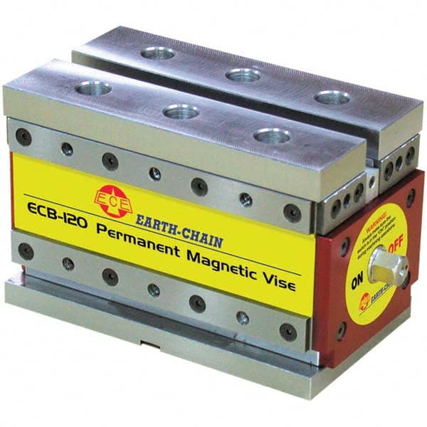 Techniks - Permanent Magnetic Chucks Shape: Rectangle Width/Diameter (Decimal Inch): 4.2000 - All Tool & Supply