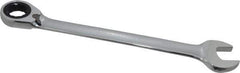 Paramount - 1-1/8" 12 Point Offset Combination Wrench - 15° Offset Angle, 15-1/2" OAL, Chrome Vanadium Steel, Polished Finish - All Tool & Supply