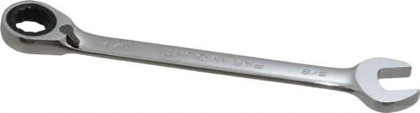 Paramount - 5/8" 12 Point Offset Combination Wrench - 15° Offset Angle, 6-1/4" OAL, Chrome Vanadium Steel, Polished Finish - All Tool & Supply