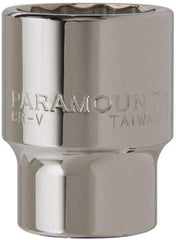 Paramount - 1-1/4", 3/4" Drive, Standard Hand Socket - 12 Points, 2-5/16" OAL - All Tool & Supply