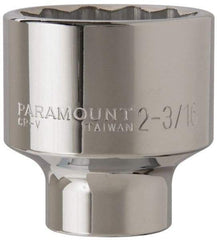 Paramount - 2-3/16", 3/4" Drive, Standard Hand Socket - 12 Points, 3-13/64" OAL - All Tool & Supply