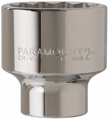 Paramount - 2-1/16", 3/4" Drive, Standard Hand Socket - 12 Points, 3-5/32" OAL - All Tool & Supply