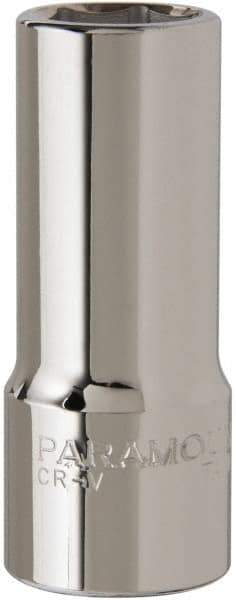 Paramount - 7/8", 3/4" Drive, Deep Hand Socket - 6 Points, 3-1/2" OAL, Steel, Chrome Finish - All Tool & Supply