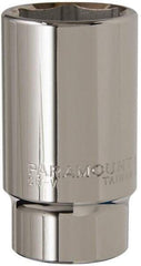 Paramount - 1-7/16", 3/4" Drive, Deep Hand Socket - 6 Points, 3-1/2" OAL, Steel, Chrome Finish - All Tool & Supply