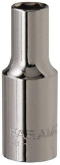 Paramount - 5/16", 3/8" Drive, Deep Hand Socket - 6 Points, 1-15/16" OAL, Steel, Chrome Finish - All Tool & Supply