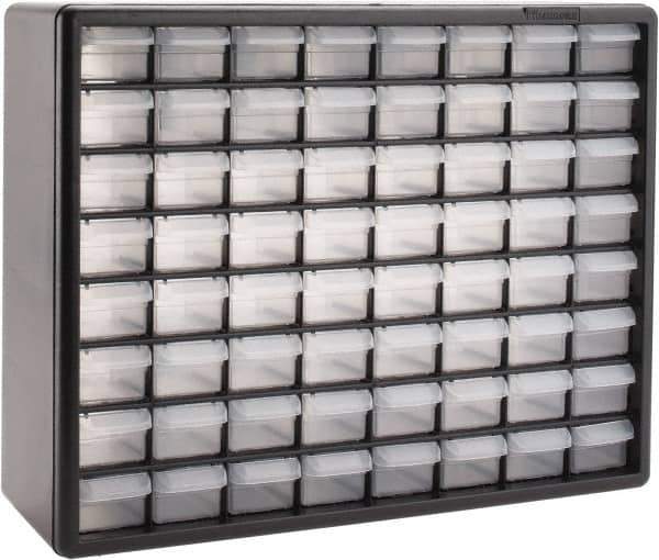 Akro-Mils - 64 Drawer, Small Parts Cabinet - 6-3/8" Deep x 20" Wide x 15-13/16" High - All Tool & Supply