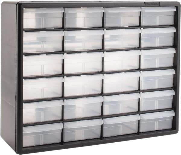 Akro-Mils - 24 Drawer, Small Parts Cabinet - 6-3/8" Deep x 20" Wide x 15-13/16" High - All Tool & Supply