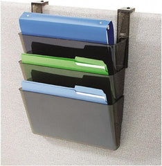 Deflect-o - 11 x 8 1/2", Letter Size, Smoke, File Folders with Top Tab - All Tool & Supply