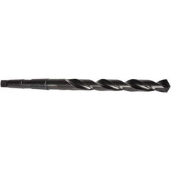 Precision Twist Drill - 37/64", 2MT 118° Point High Speed Steel Taper Shank Drill Bit - All Tool & Supply