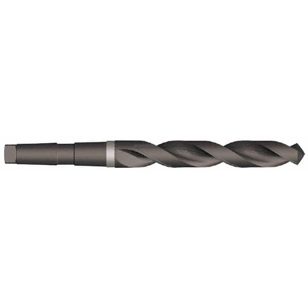 Precision Twist Drill - 1-39/64", 4MT 118° Point High Speed Steel Taper Shank Drill Bit - All Tool & Supply